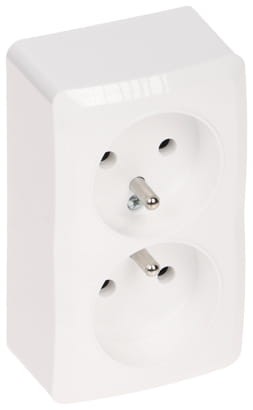 GNIAZDO NATYNKOWE PODWÓJNE BERG/3743-00/EPN 250V 16A Elektro-Plast-1663990