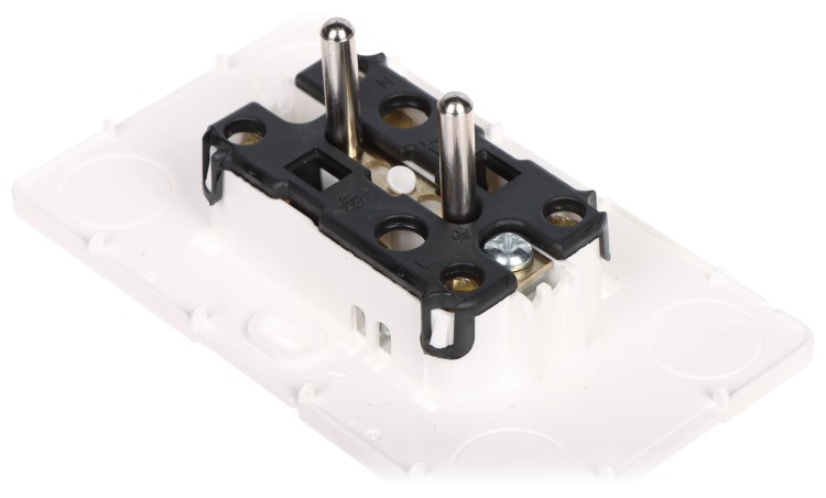 GNIAZDO NATYNKOWE PODWÓJNE BERG/3743-00/EPN 250V 16A Elektro-Plast-1663993