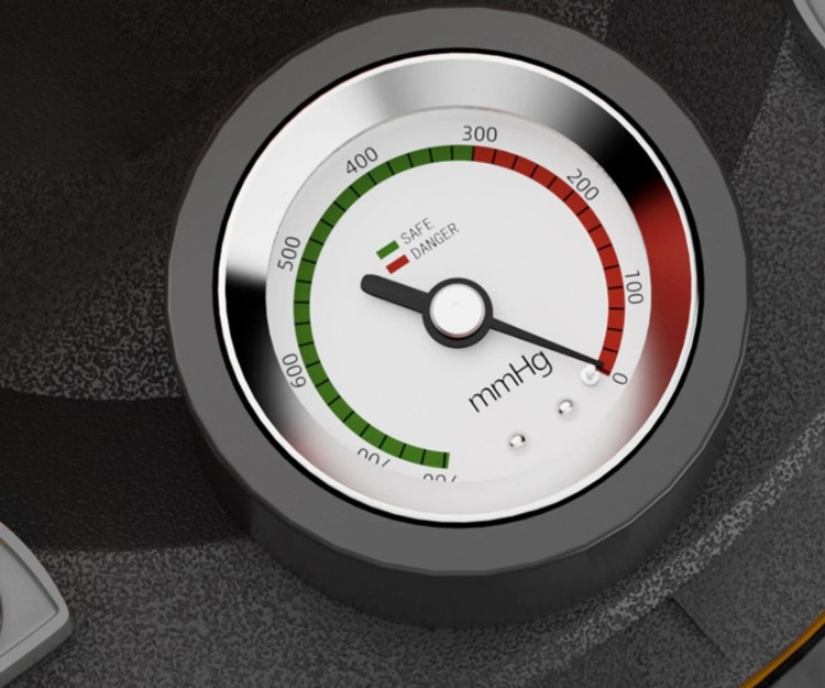 PRZYSSAWKA PRÓŻNIOWA Z POMPKĄ I MANOMETREM BIGSTREN-22479 BIGSTREN-1770933