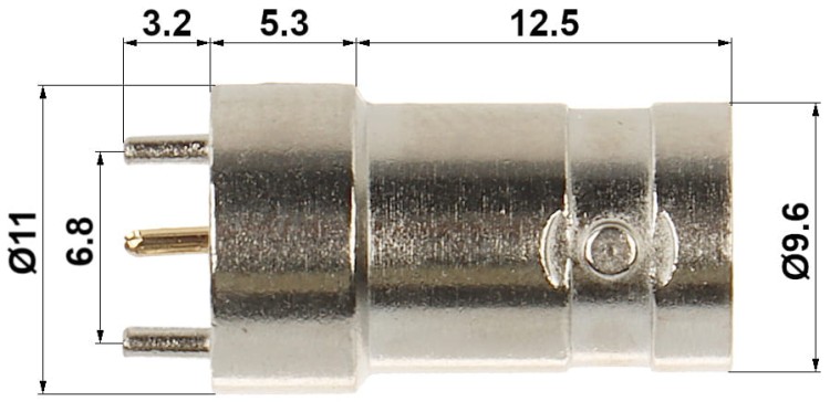GNIAZDO MONTAŻOWE BNC-G/PCB-1816964