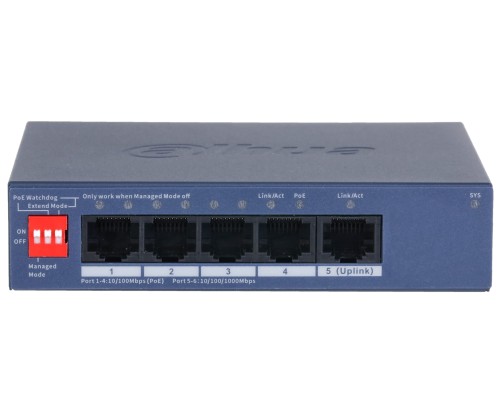 SWITCH POE CS4005-4ET1GT-36 4-PORTOWY DAHUA-1869794