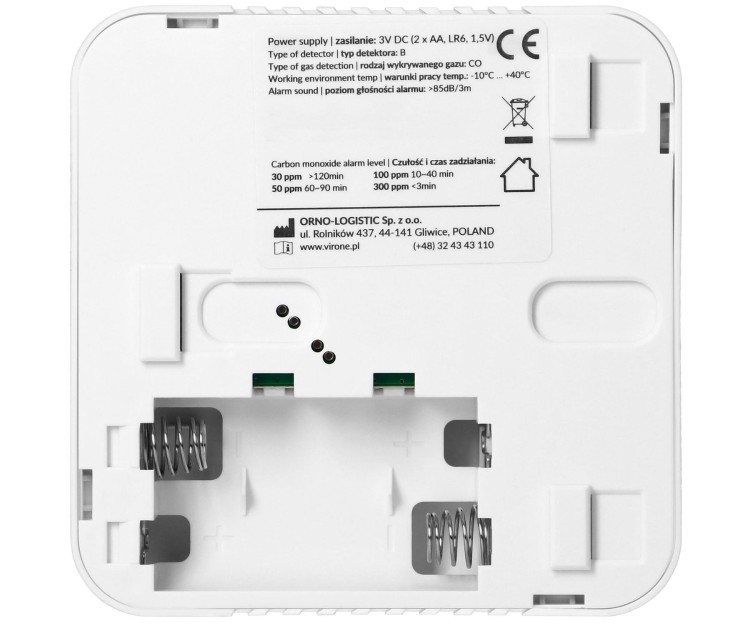 CZUJKA TLENKU WĘGLA (CZADU) DC-11 Virone-1868981