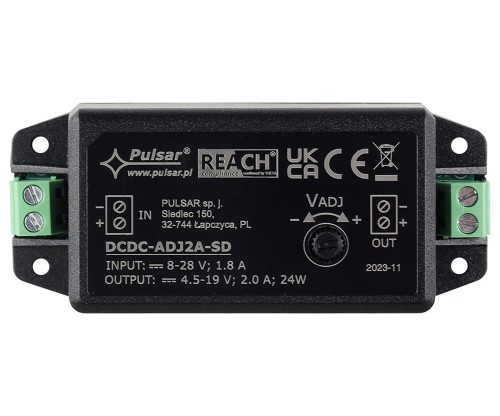 PRZETWORNICA ZASILANIA DCDC-ADJ2A-SD PULSAR-1869280