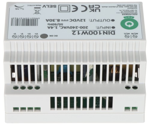 ZASILACZ IMPULSOWY DIN100W12 POS-1775021
