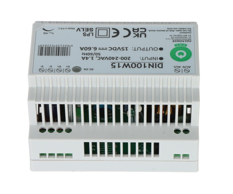 ZASILACZ IMPULSOWY DIN100W15 POS-1773060