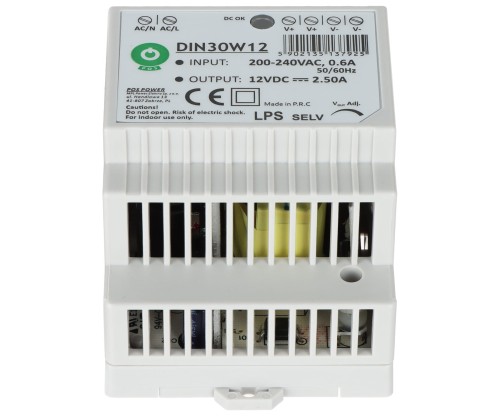 ZASILACZ IMPULSOWY DIN30W12 POS-1775086