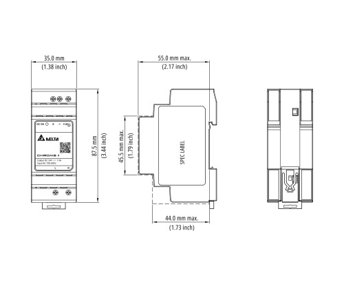 ZASILACZ IMPULSOWY DRC-12V030W-1RZ Delta Electronics-1775046