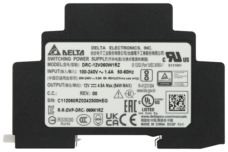 ZASILACZ IMPULSOWY DRC-12V060W-1RZ Delta Electronics-1700766