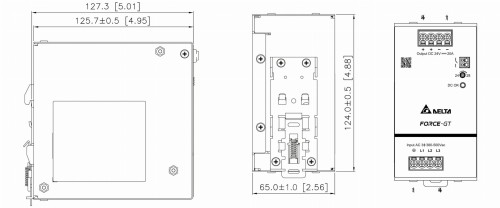 ZASILACZ IMPULSOWY DRF-24V480W3GBA FORCE-GT (3 FAZY) Delta Electronics-1820170