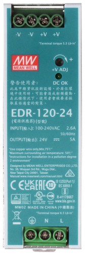 ZASILACZ IMPULSOWY EDR-120-24 MEAN WELL-1669816