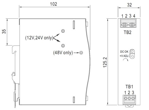 ZASILACZ IMPULSOWY EDR-75-24 MEAN WELL-1663370