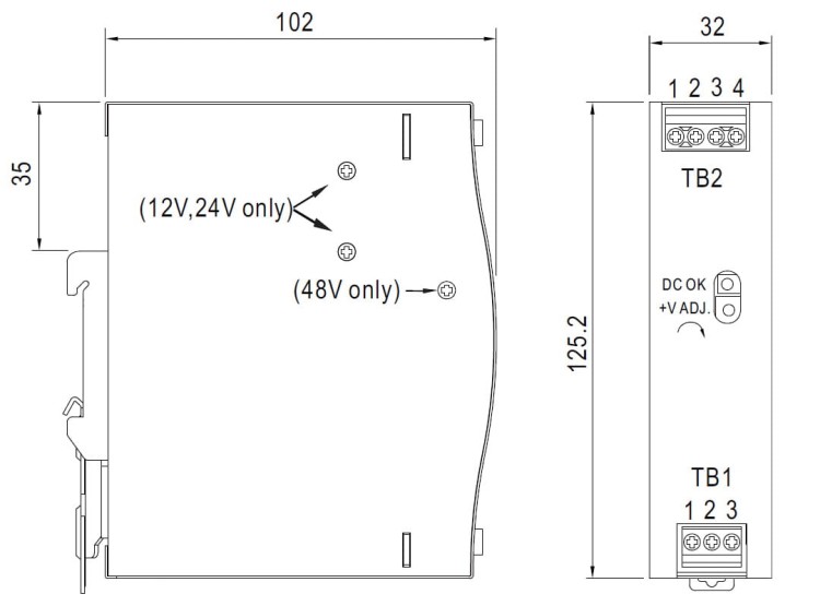 ZASILACZ IMPULSOWY EDR-75-24 MEAN WELL-1663370