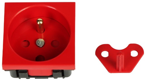 GNIAZDO POJEDYNCZE DATA Z KLUCZEM UPRAWNIAJĄCYM GN-DATA-1P/LS System 45-1628983