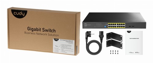 SWITCH POE GS1020PS2 16-PORTOWY SFP CUDY-1790299