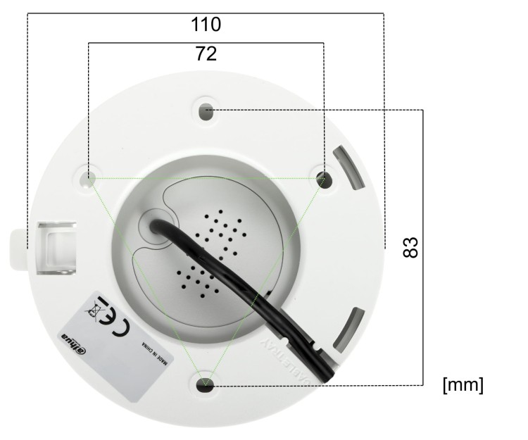 KAMERA AHD, HD-CVI, HD-TVI, PAL HAC-HDW1200TQ-IL-T-0280B-DIP Smart Dual Light Two-way Talk - 1080p 2.8mm DAHUA-1822949