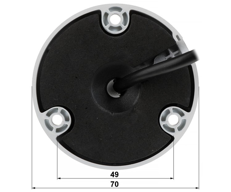 KAMERA AHD, HD-CVI, HD-TVI, PAL HAC-HFW1200RM-IL-T-0280B-DIP - 1080p 2.8mm DAHUA-1868856