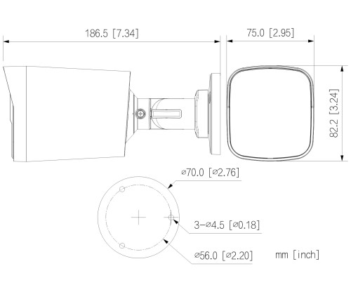 KAMERA AHD, HD-CVI, HD-TVI, PAL HAC-HFW1249X-A-PRO-0280B-DIP WizColor - 1080p 2.8mm DAHUA-1869723