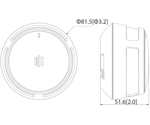 BEZPRZEWODOWA CZUJKA DYMU HY-SA40A-R8 WISUALARM-1869829