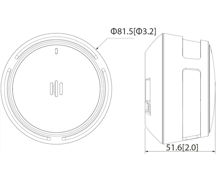 BEZPRZEWODOWA CZUJKA DYMU HY-SA40A-R8 WISUALARM-1869829