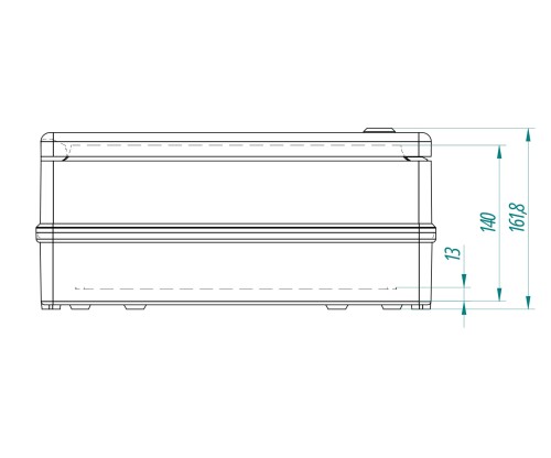 OBUDOWA HERMETYCZNA INDUSTRIAL/356X456X162/SR3/EPN 356x 456x 162mm Elektro-Plast Nasielsk-1790604