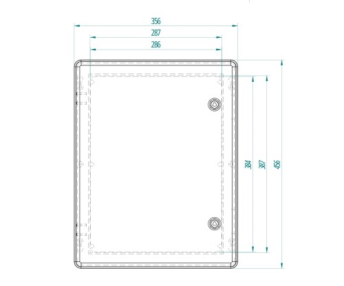OBUDOWA HERMETYCZNA INDUSTRIAL/356X456X162/SR3-TR/EPN 356x 456x 162mm Elektro-Plast Nasielsk-1790596