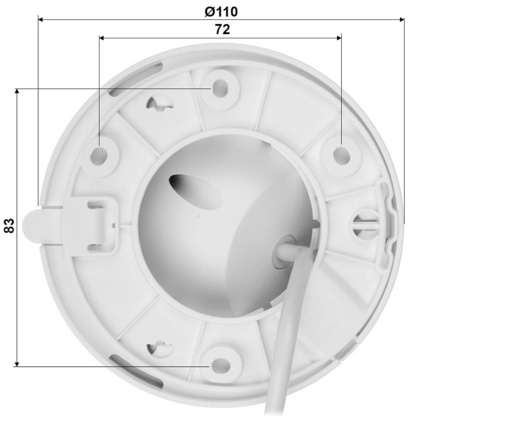 KAMERA IP IPC-HDW21249T-S-IL-0280B WizSense - 12Mpx 2.8mm DAHUA-1823234