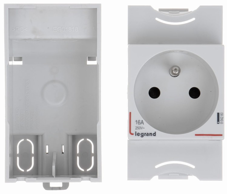 GNIAZDO POJEDYNCZE LE-004280 DIN TS-35 230V 16A LEGRAND-1344724