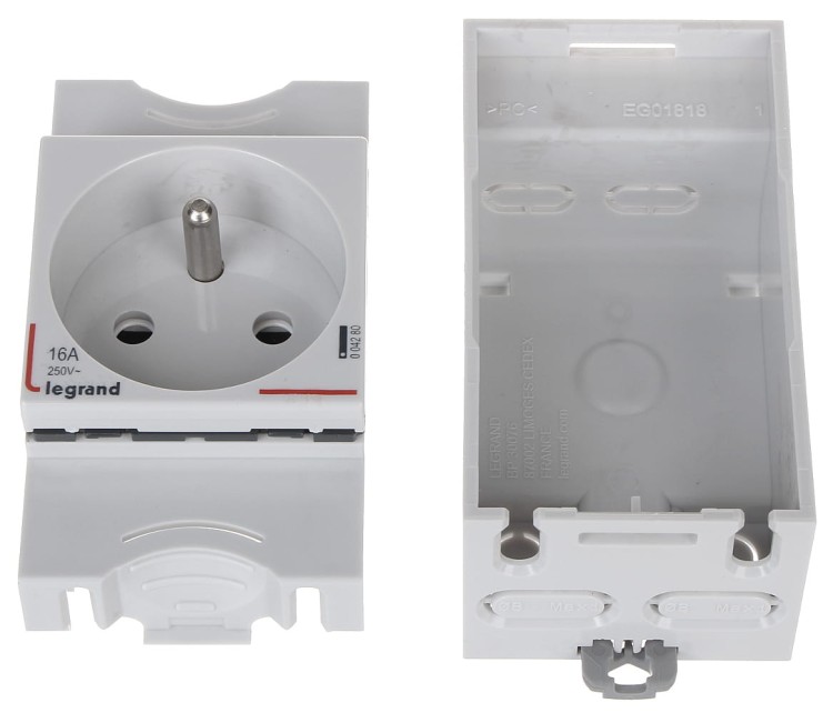 GNIAZDO POJEDYNCZE LE-004280 DIN TS-35 230V 16A LEGRAND-1344723