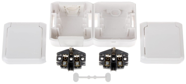 GNIAZDO NATYNKOWE PODWÓJNE LE-782377 FORIX 230V 16A IP44 LEGRAND-1345517