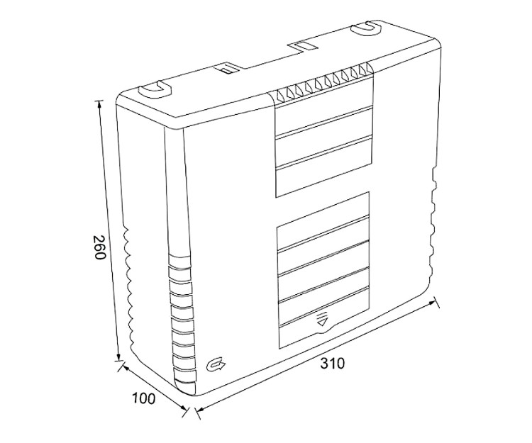 SWITCH POE LN-SGF822-120W-O 8-PORTOWY + SFP IP65 LANON-1815309