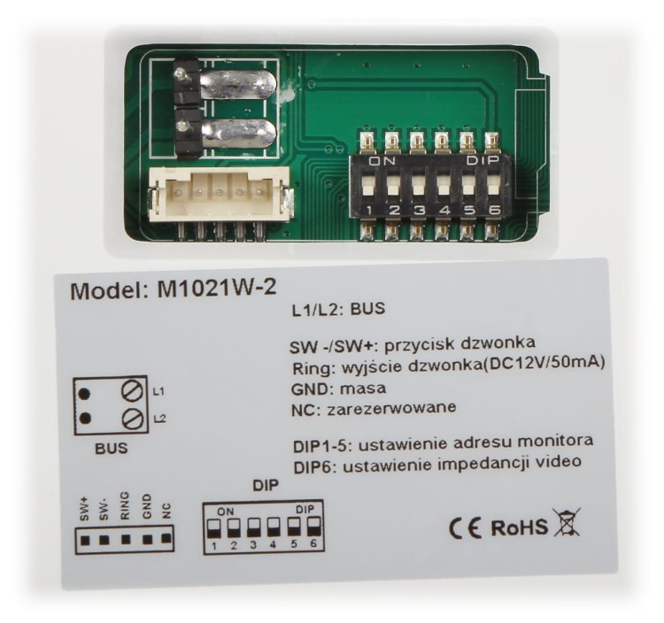 PANEL WEWNĘTRZNY M1021W-2 VIDOS-1330554