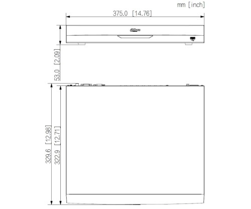 REJESTRATOR IP NVR5232-16P-EI2 32 KANAŁY, 16 PoE WizSense DAHUA-1869867