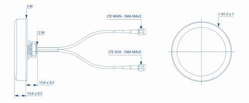 ANTENA PR1KCL25 COMBO LTE Teltonika-1770740