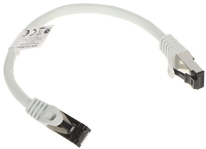 PATCHCORD RJ45/SFTP/8.1/0.25-GREY 0.25m LANBERG-1582447