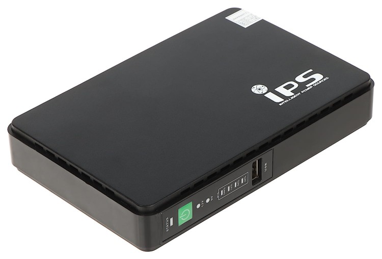 ZASILACZ UPS ROUTERUPS-15-POE 15W 5V / 9V / 12V DC, 15V / 24V PoE IPS-1650574