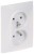 GNIAZDO PODWÓJNE SANTRA/4135-00/EPN 230V 16A Elektro-Plast-1651067