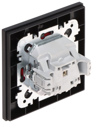 GNIAZDO POJEDYNCZE DATA Z RAMKĄ SANTRA/4142-19/EPN 230V 16A Elektro-Plast-1650938