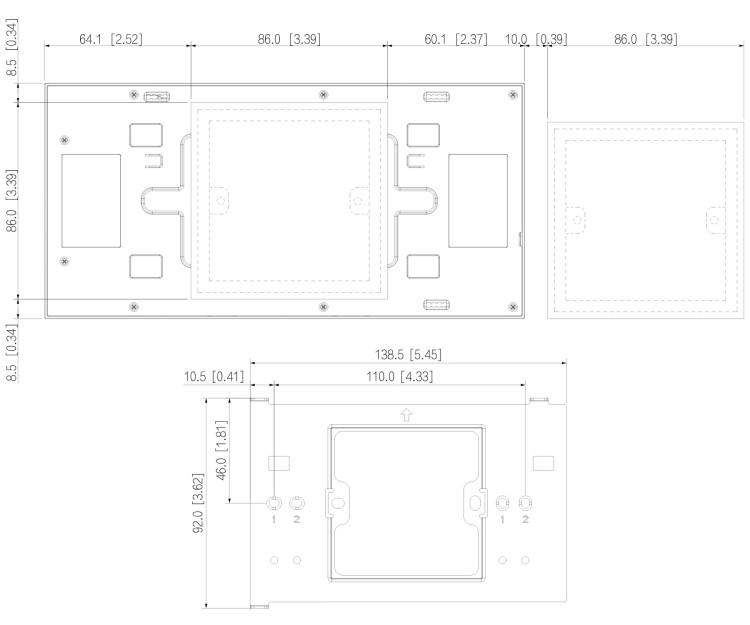 PANEL WEWNĘTRZNY SCP3022B-IBZ IP / Wi-Fi / 2-Wire DAHUA-1822825