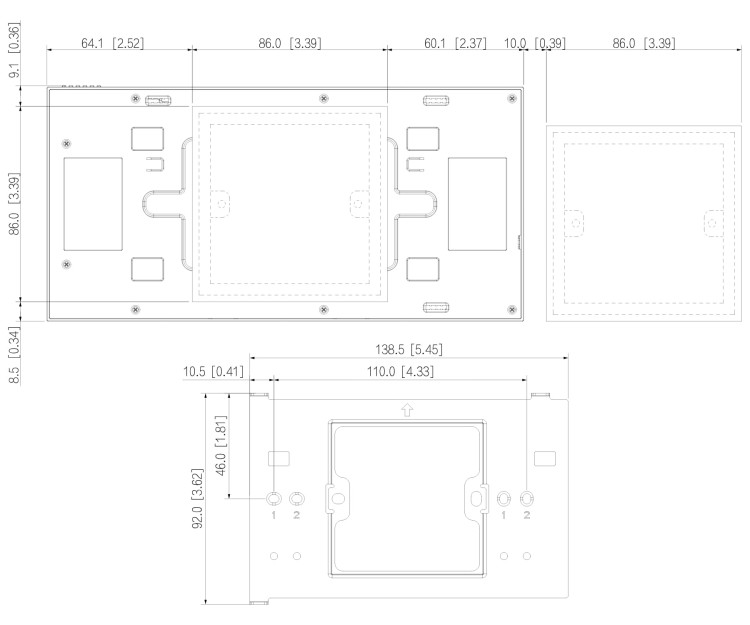 PANEL WEWNĘTRZNY SCP3024B-CBZ IP / Wi-Fi / 4-Wire DAHUA-1823120