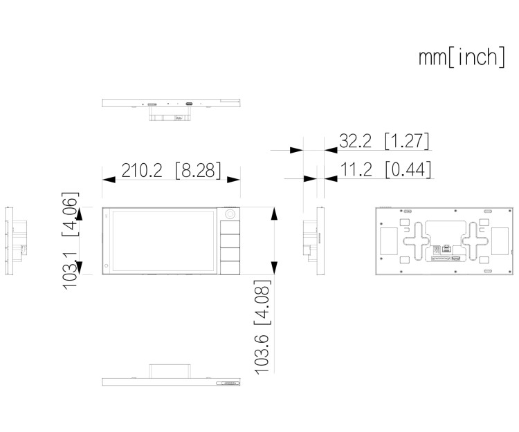 PANEL WEWNĘTRZNY SCP3024B-CBZ IP / Wi-Fi / 4-Wire DAHUA-1823119
