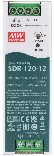 ZASILACZ IMPULSOWY SDR-120-12 MEAN WELL-1663360