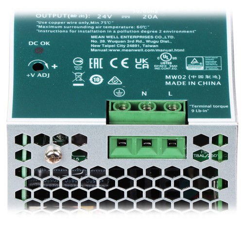 ZASILACZ IMPULSOWY SDR-480-24 MEAN WELL-1669805
