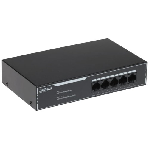 SWITCH POE SG1005LP 5-PORTOWY, 4 PoE DAHUA-1869262