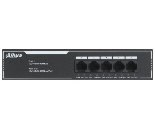 SWITCH POE SG1005LP 5-PORTOWY, 4 PoE DAHUA-1869263