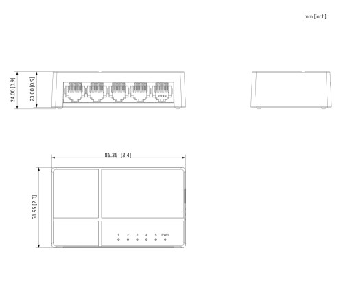 SWITCH   SG1008L-EUR 8-PORTOWY DAHUA-1823280