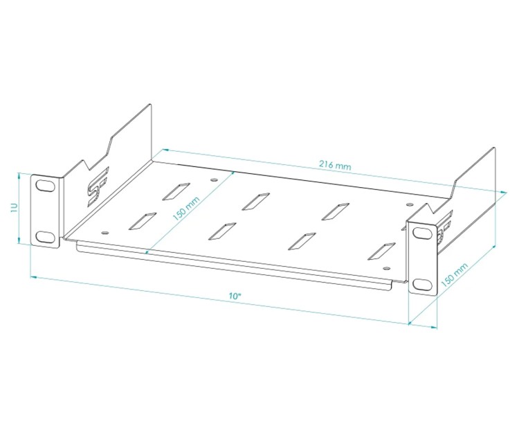 PÓŁKA S-RSF10-1U-150B 150mm STALFLEX-1869649
