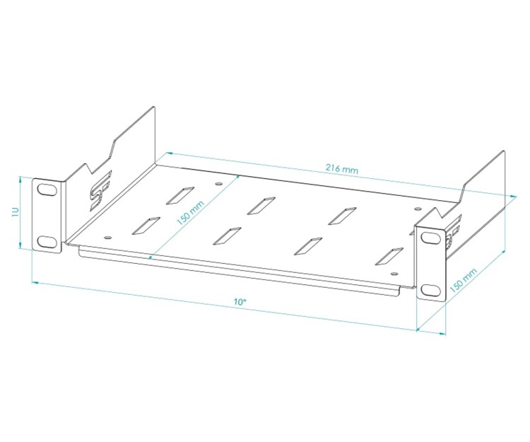PÓŁKA S-RSF10-1U-150G 150mm STALFLEX-1869634