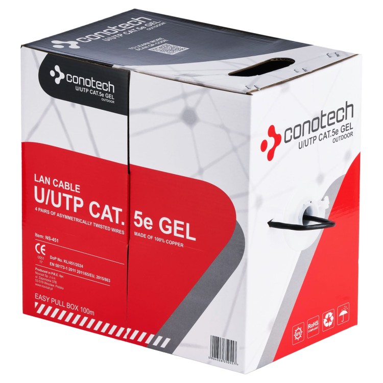 SKRĘTKA UTP/K5/100M/ZEL/CON CONOTECH-1765101