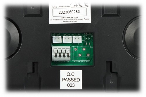 ZESTAW WIDEODOMOFONOWY VDP-76A3 EURA-1706833