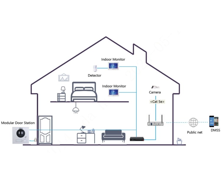 WIDEODOMOFON VTO4201FB-P1 DAHUA-1869791